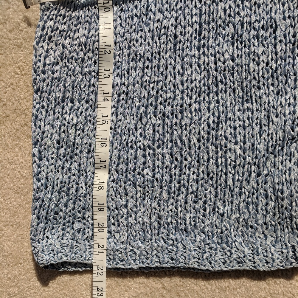 Sexy RALPH LAUREN open knit sleeveless top resort - Picture 6 of 8